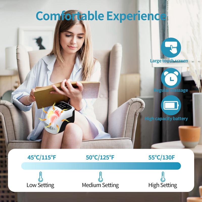 🏄🏾Wireless Knee Massager-Daily knee comfort in just minutes — simple, wireless, and safe