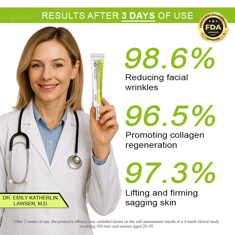 💞Made and shipped from the USA 💫Rolimey® Botox & Vita-A Retinol Shot Wrinkle-Lift Tightening cream - Last Day Promotion 70% OFF